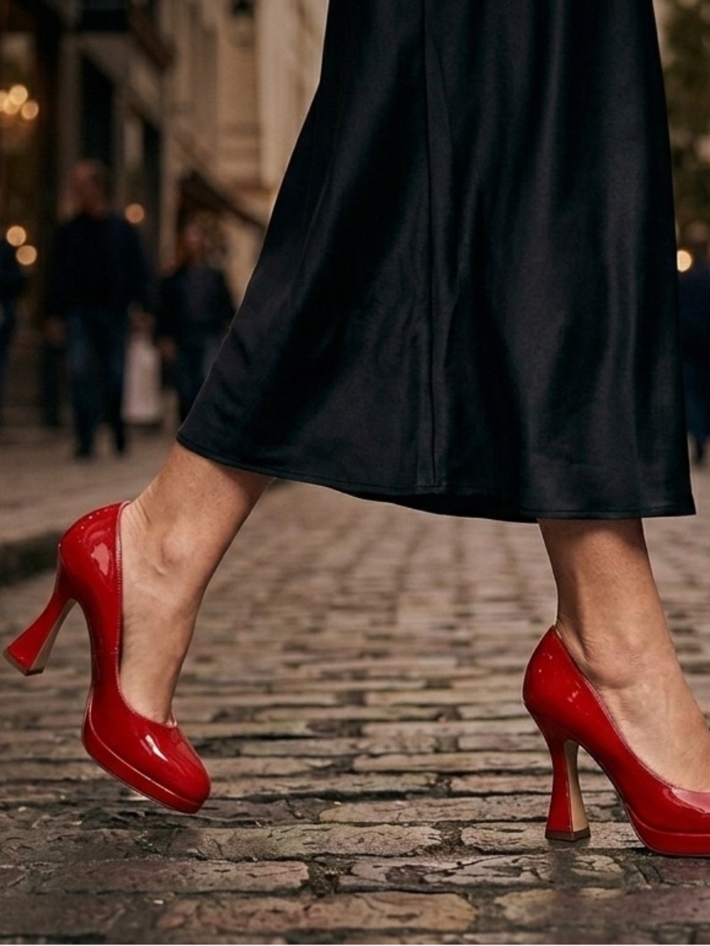 Madden Girl Red Patent Platform High Heel Pumps